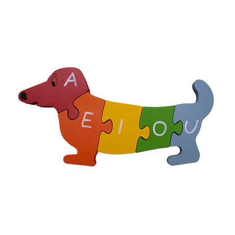 Quebra Cabeça Vogais e Números Cachorros - PiliPili Loja Online de  Brinquedos Educativos