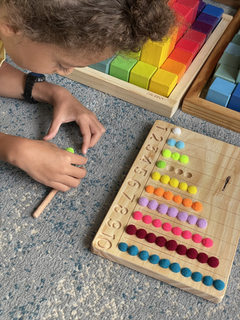 Jogo de tabuleiro de tabuleiro de tabuleiro de contagem matemática