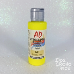 Acrílico Decorativo AD Amarillo Flúo - 60ml