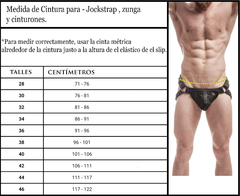 Jockstrap De Cuero Real Hombre Calidad Premium Azul en internet