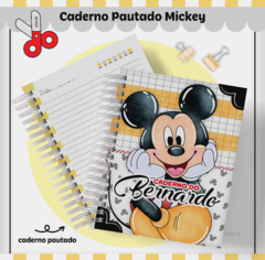 Caderno Pautado Personalizado 200 pag - 15x21 - Mickey