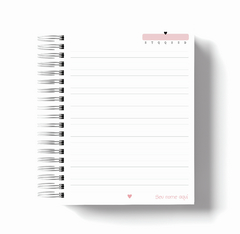 Caderno Pautado Floral - 18x24cm - comprar online