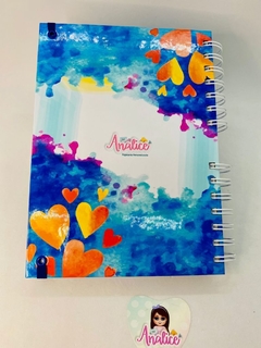 Caderno Pautado 15,5x21,5 - Analice Ateliê