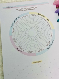 Planner 2023 - Discos - Com Divisórias - Seja Forte - Analice Ateliê