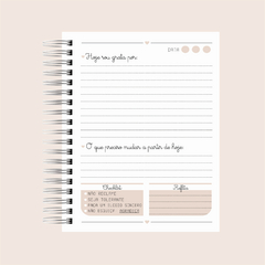 Caderno Gratidão 15,5x21,5 - Feminino - comprar online