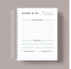 Caderno Gratidão 15,5x21,5 - Masculino - comprar online