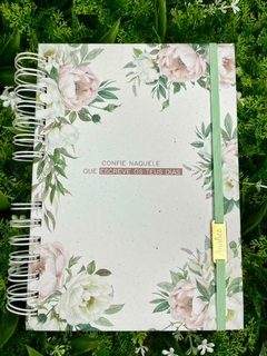 Caderno Pautado 15,5x21,5 Floral