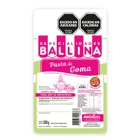 PASTA DE GOMA x 500g BALLINA