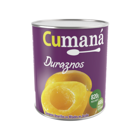 DURAZNO EN MITADES SIN TACC x 820 g CUMANA