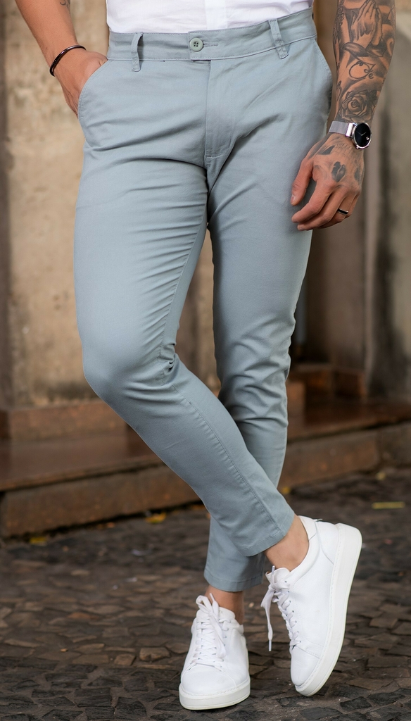 Calça Masculina - Slim Alfaiataria - Verde