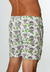 Shorts Redfeather Skull Green Leaves