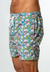 Shorts Redfeather Skull With White Flowers Emerald - comprar online