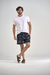 shorts Oyhan Preto Baleia Azul - comprar online