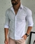 Camisa ML Zikani / Zip Off Branca - modelagem Slim - Salvino Store