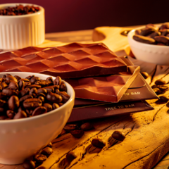 Barra Chocolate Artesanal 62% Cacau com café 
