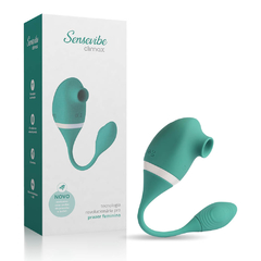 Vibrador e Estimulador de Clitóris Recarregável Sensevibe Climax