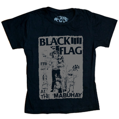 Baby look Black Flag - At The Mabuhay 1980 na internet