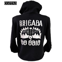 Blusa moletom com capuz Brigada do Ódio