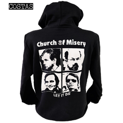 Blusa moletom com capuz Church Of Misery