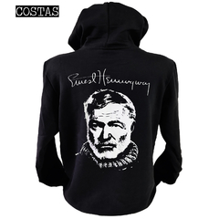 Blusa moletom com capuz Ernest Hemingway