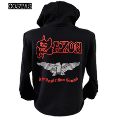 Blusa moletom com capuz Saxon