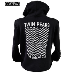 Blusa moletom com capuz Twin Peaks