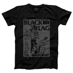 Camiseta Black Flag - At The Mabuhay 1980 - ABC Terror Records