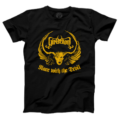 Camiseta Girlschool - Race With The Devil na internet