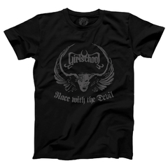 Camiseta Girlschool - Race With The Devil - ABC Terror Records