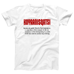 Camiseta Koyaanisqatsi na internet
