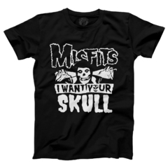 camiseta misfits skulls