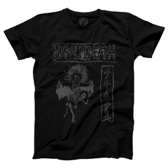 Camiseta Napalm Death - Split com S.O.B. - ABC Terror Records