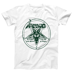 Camiseta Venom - In League With Satan - ABC Terror Records