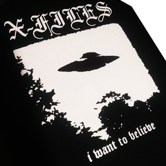Blusa moletom com capuz X-Files - I Want to Believe