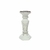 Candelabro de vidrio blanco de 26 cm para decoración de interiores - comprar online