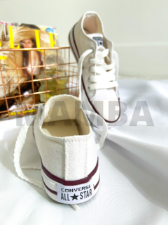 Converse blanca baja sale