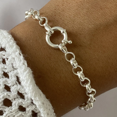 pulsera plata 19cm (cod 14743) - comprar online