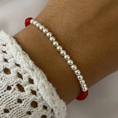 pulsera acero blanco 17 a 20cm (cod 15214)