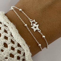 Pulsera Plata 17 a 20cm (cod 16919)