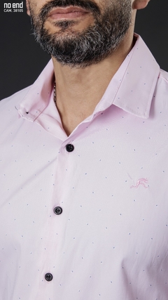 Camisa de vestir estampada 38105