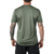 Camiseta Action Invictus - Degradê Verde - Bazar Militar - Manaus - Amazonas - Invictus - Vestuário - Camisa - Camiseta - Unisex - Degradê - Fit - dia a dia - Musculação - Academia - Exercícios - leve - respirável - flexível 