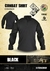 Combat Shirt Forhonor 711-1 Black - Bazar Militar - Manaus - Amazonas - Forhonor - Vestuario - Tático - Militar - Camisa Tática - Ripstop - Camisa de Combat - Camisa de Batalha - Combat Shirt - Combat Shirt 711 - CAC - Stand - Operacional - Respiravel - C