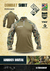 Combat Shirt Forhonor 711-28 Camuflado Marines - Bazar Militar - Manaus - Amazonas - Forhonor - Vestuario - Tático - Militar - Camisa Tática - Ripstop - Camisa de Combat - Camisa de Batalha - Combat Shirt - Combat Shirt 711 - CAC - Stand - Operacional - R