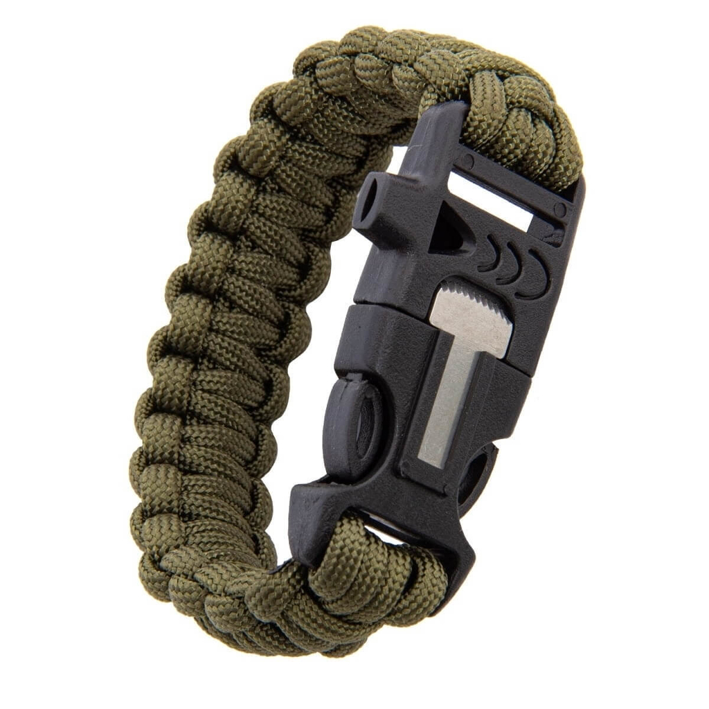 1pcs 21 em 1 pulseira de sobrevivência ajustável paracord, kit de  equipamento de emergência tática inclui lanterna sos n