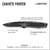 Canivete Pointer - NTK - Canivete Tático - Canivete - Tático - Militar - Caça - Pesca - Trilha - Acampamento - Camping - Mata - Operacional -Sobrevivência -  Bazar Militar - Manaus - Amazonas