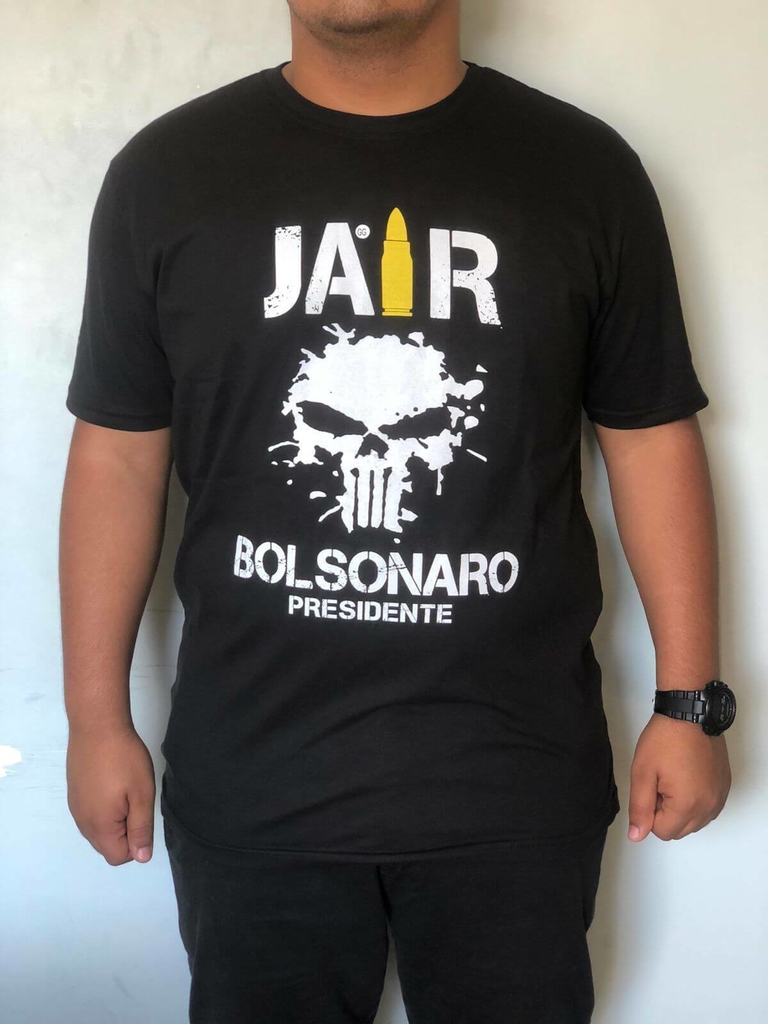 Camiseta Concept Presidente Jair Bolsonaro - Preta