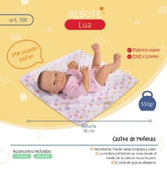 Bebote Lua Leo apariencia real tipo reborn casita de mu ecas
