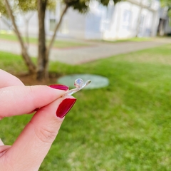 Anel de Pedra da Lua em Prata 925 - Ametysta - Cristais Naturais e Produtos Místicos 