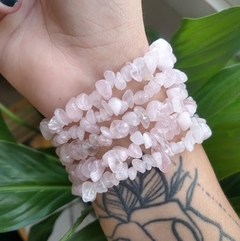 Pulseira de Quartzo Rosa - Amor e Autoestima - comprar online