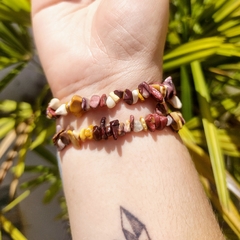 Pulseira de Jaspe Mookaite - criatividade e sucesso - comprar online